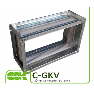 Вібровставка для канальної прямокутної вентиляція C-GKV-50-30